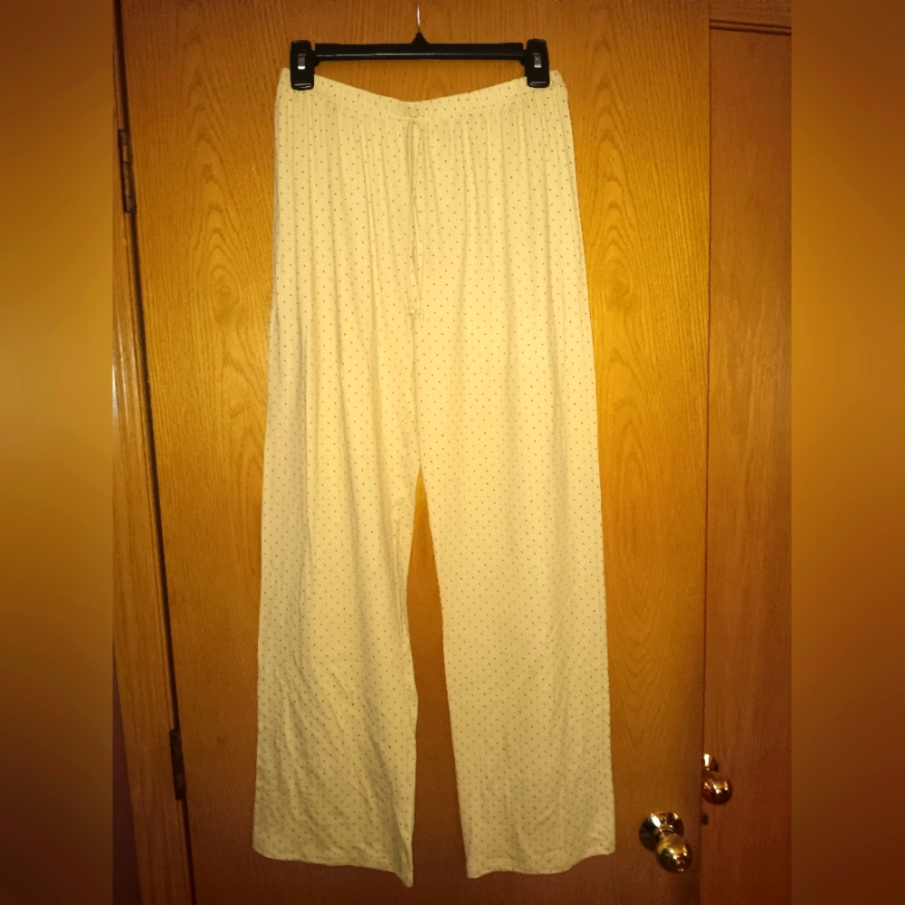 Women's size large,  yellow pajama pants
